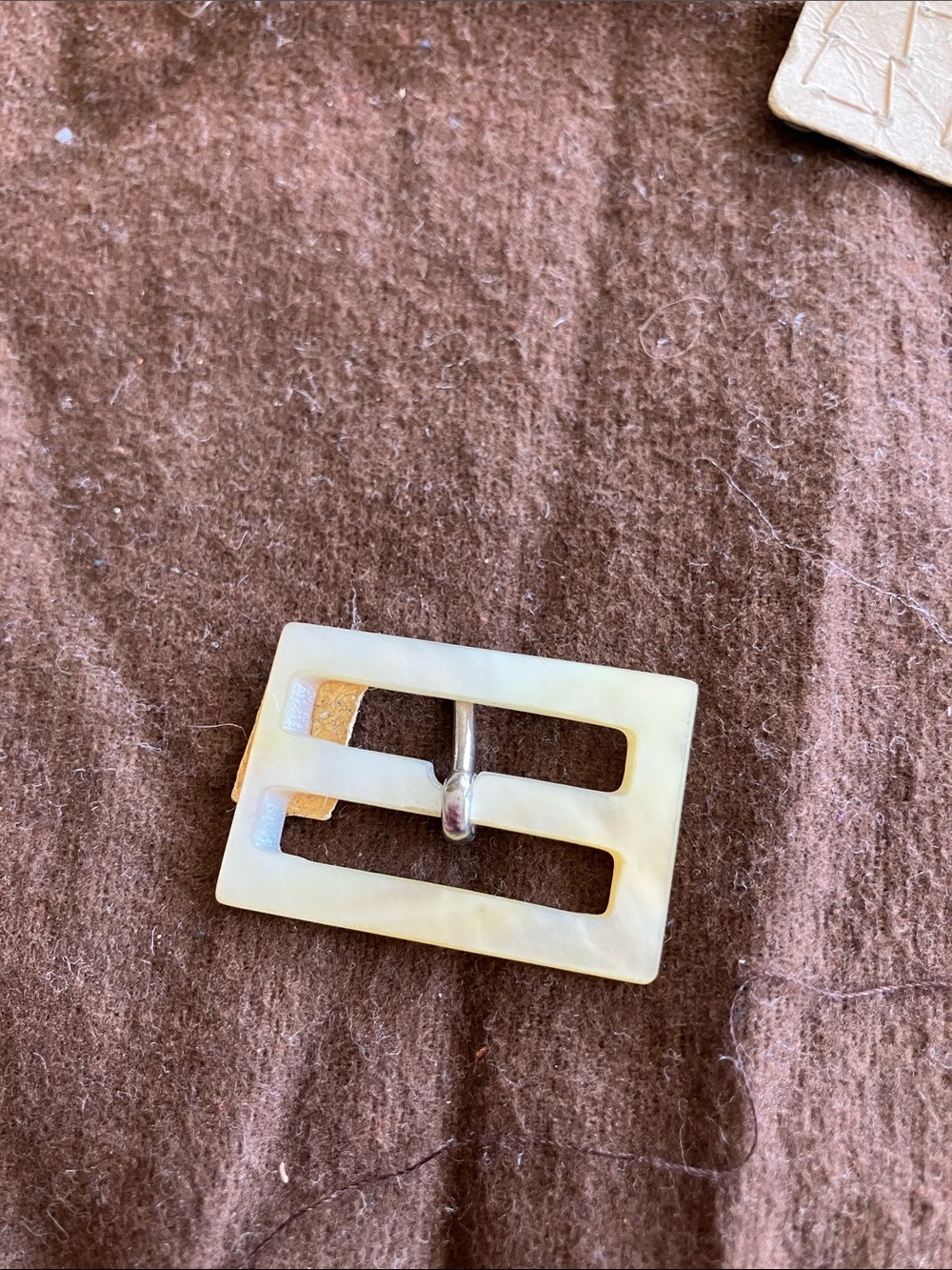Mother of Perl belt buckle